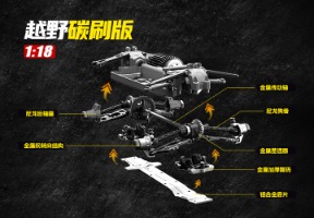1/18碳刷越野车-配件视频