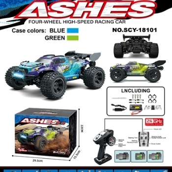 SCY-18101-1/18 scale 4WD brushed rc monster truck